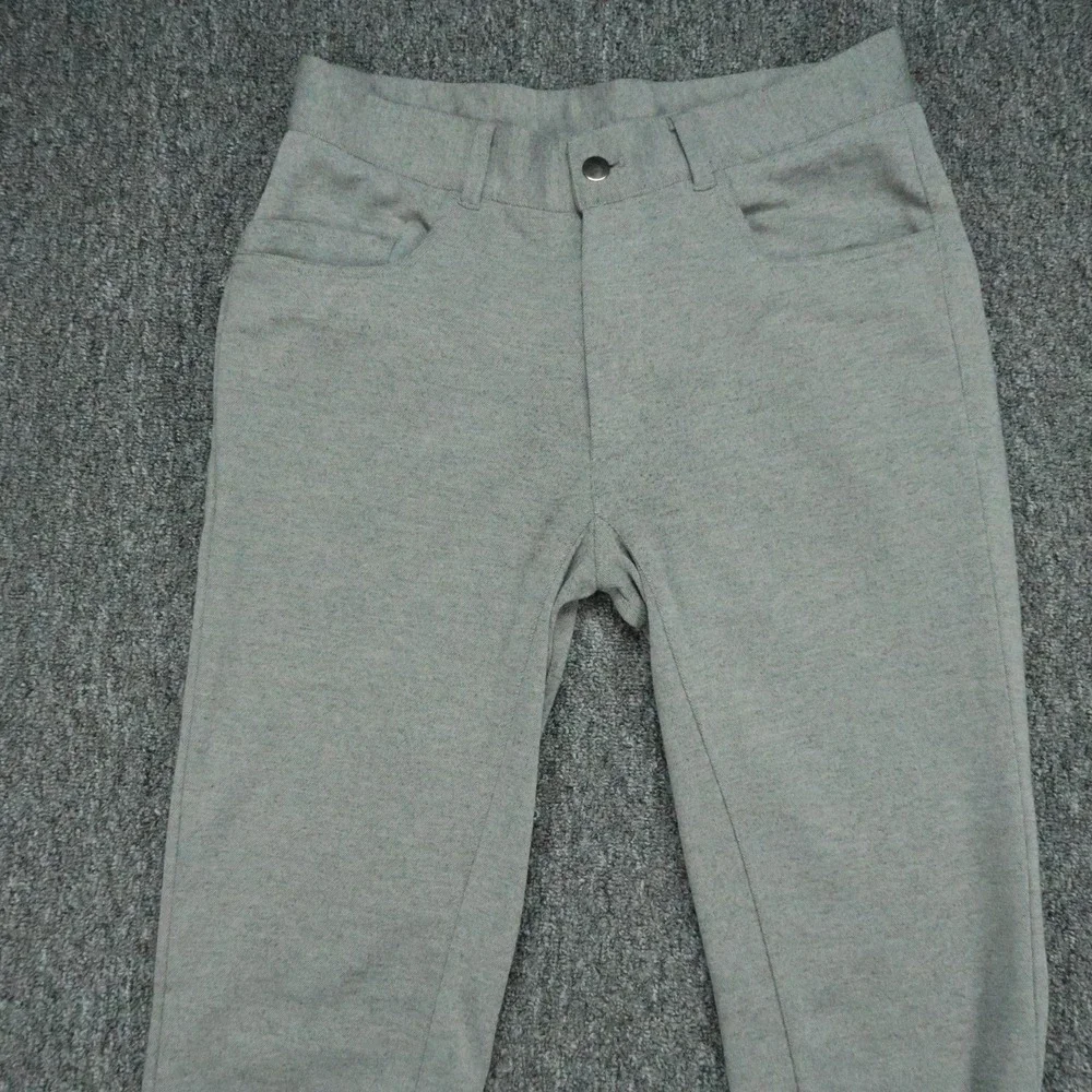 State & Liberty Pants Mens 31x31 Gray Tapered Stretch Zip Pocket Athletic
